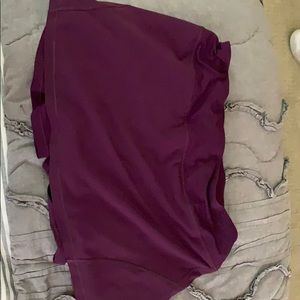 plum lulu lemon skirt